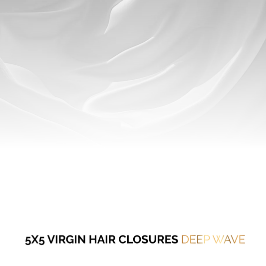 5x5 Virgin Hair Closures | Deep Wave - On Hand